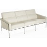 3 places - cuir White - canapé 3303 - Fritz Hansen