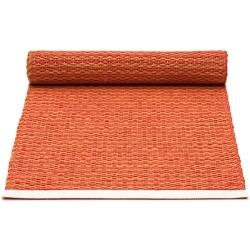 36x60cm - pale orange / coral red - Mono table runner - Pappelina