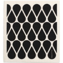 black - Otis - dish cloth - Pappelina