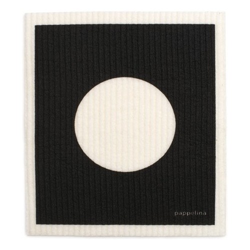 black - Vera - dish cloth - Pappelina