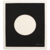 black - Vera - dish cloth - Pappelina