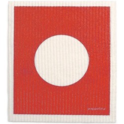 red - Vera - dish cloth - Pappelina