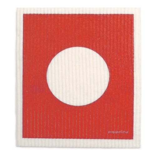 red - Vera - dish cloth - Pappelina