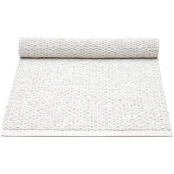 36x80cm - white metallic / white - Svea table runner - Pappelina