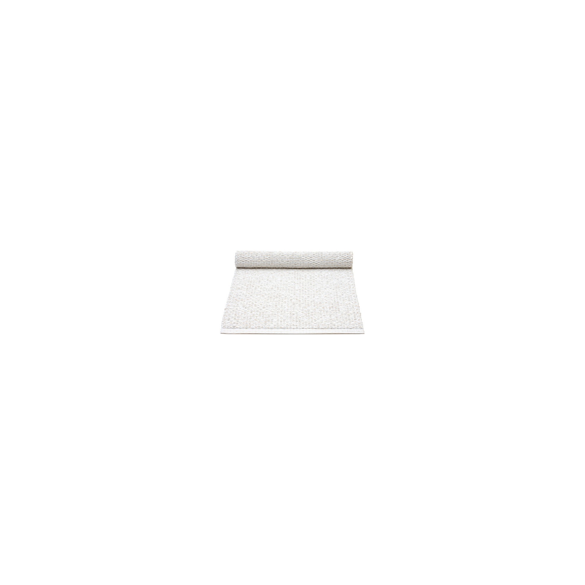 36x80cm - white metallic / white - Svea table runner - Pappelina