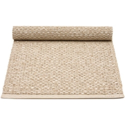 36x130cm - beige / beige métallique - chemin de table Svea - Pappelina