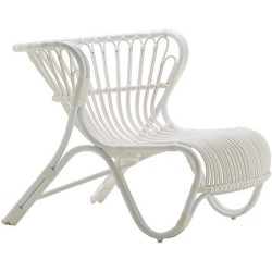 Fox easy chair – white aluminium – outdoor version – Sika Design