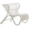 Fox easy chair – white aluminium – outdoor version – Sika Design