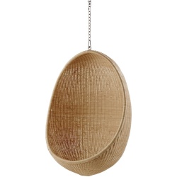 hanging Egg chair – natural – indoor version – Sika Design