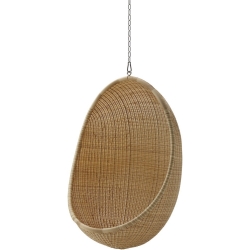 hanging Egg chair – natural aluminium – outdoor version – Sika Design