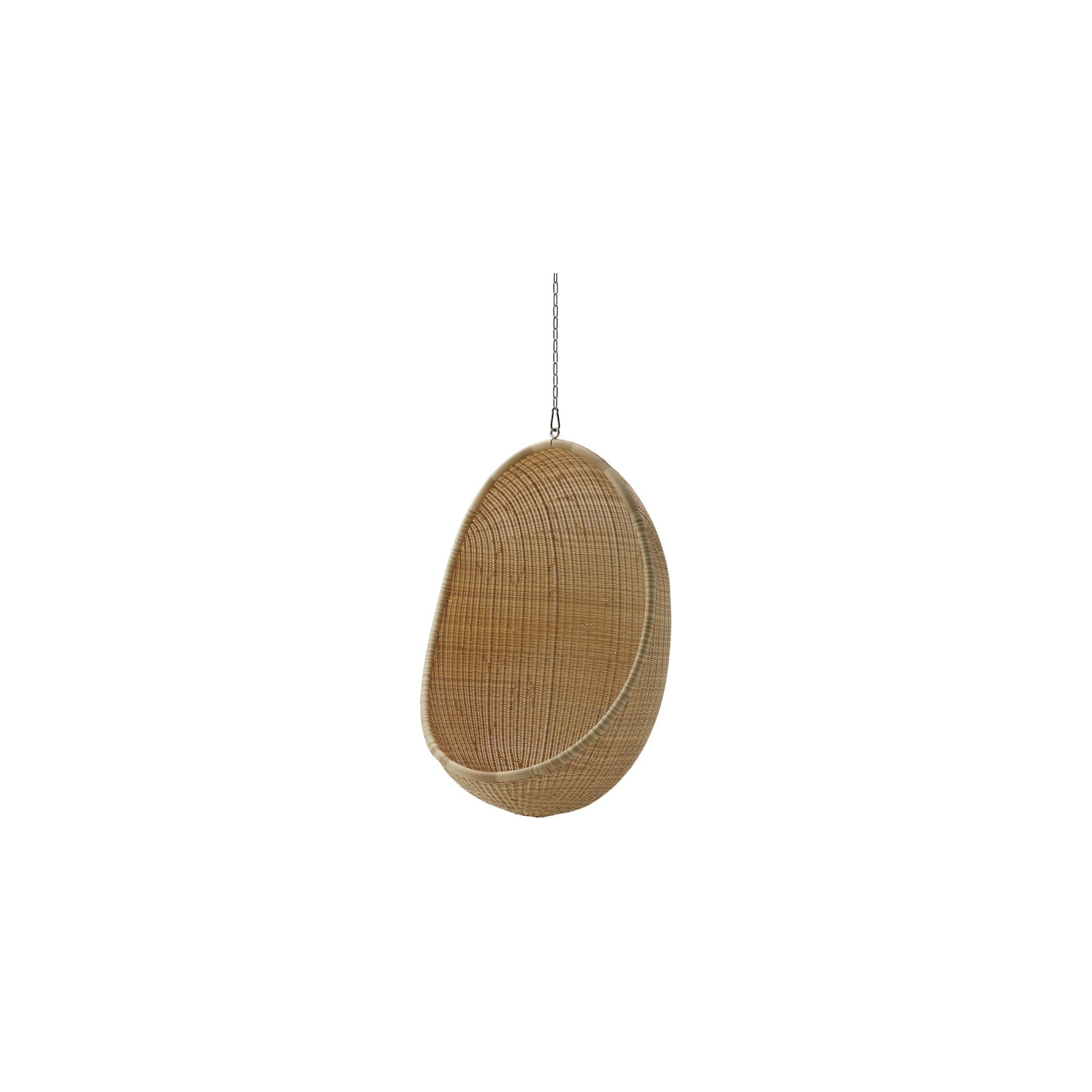 hanging Egg chair – natural aluminium – outdoor version – Sika Design