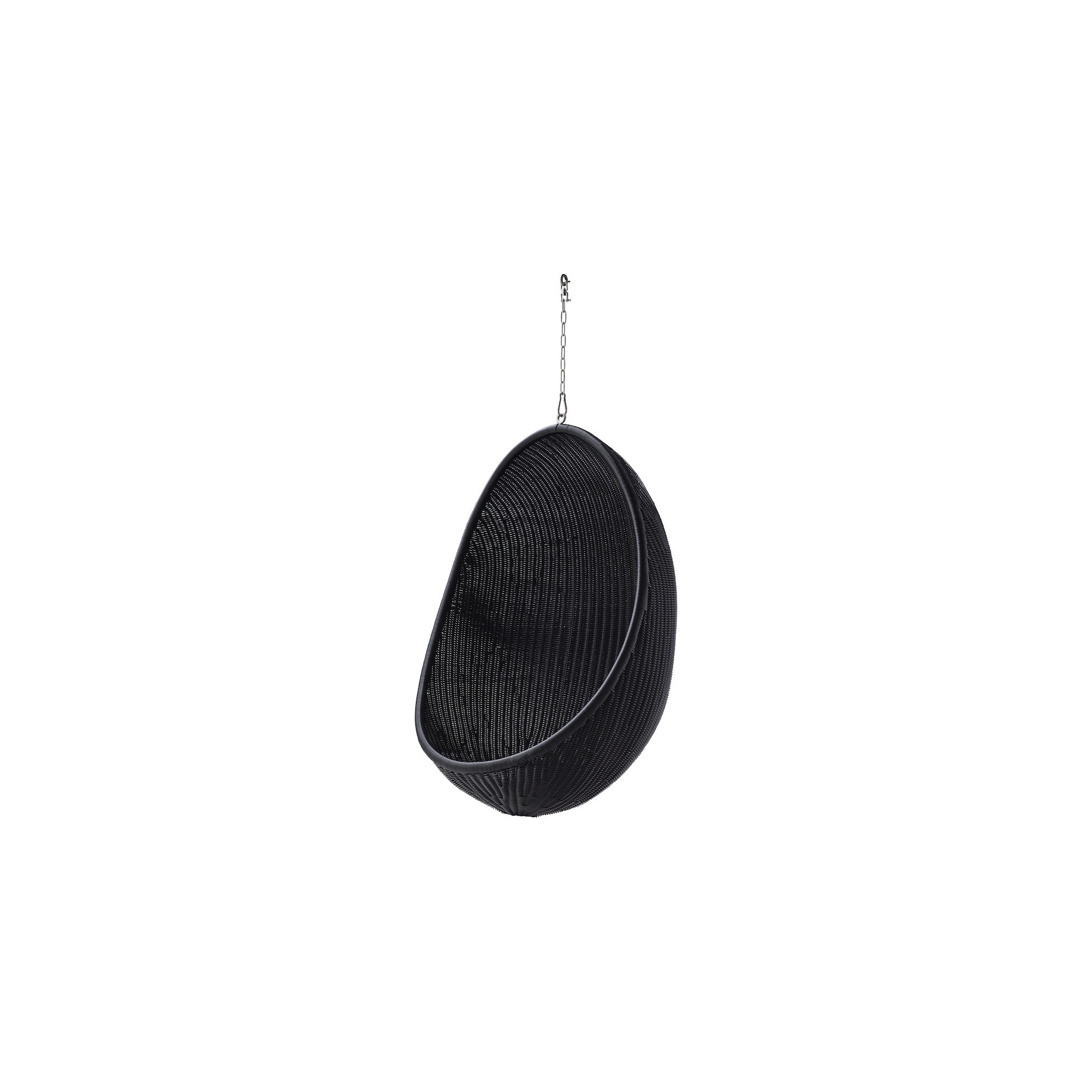 hanging Egg chair – black aluminium – outdoor version – Sika Design