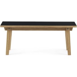 black - 42x100cm - Slice coffee table - Normann Copenhagen