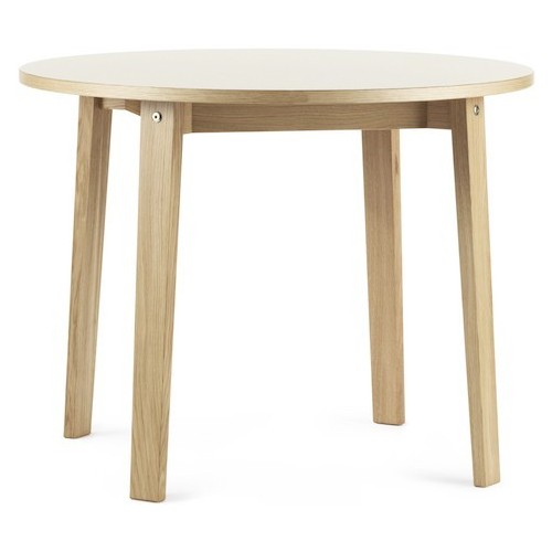 crème - Ø95cm - table ronde Slice - Normann Copenhagen