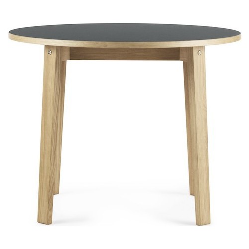 grey - Ø95cm - round dining Slice table - Normann Copenhagen