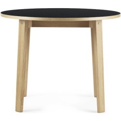 noir - Ø95cm - table ronde Slice - Normann Copenhagen