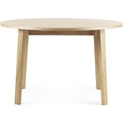 oak - Ø120cm - round dining Slice table - Normann Copenhagen