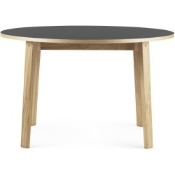 grey - Ø120cm - round dining Slice table - Normann Copenhagen