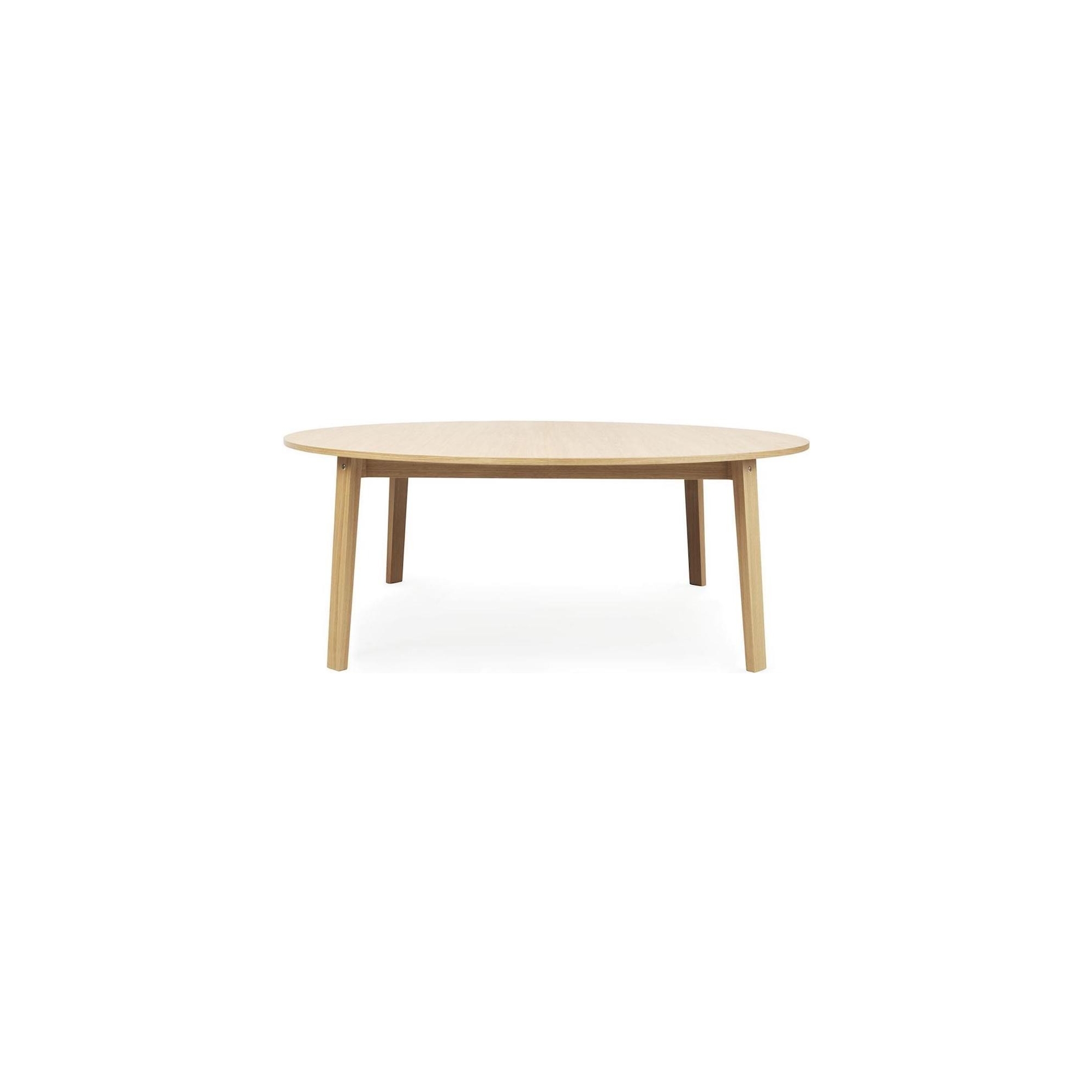 oak - Ø200cm - round dining Slice table - Normann Copenhagen