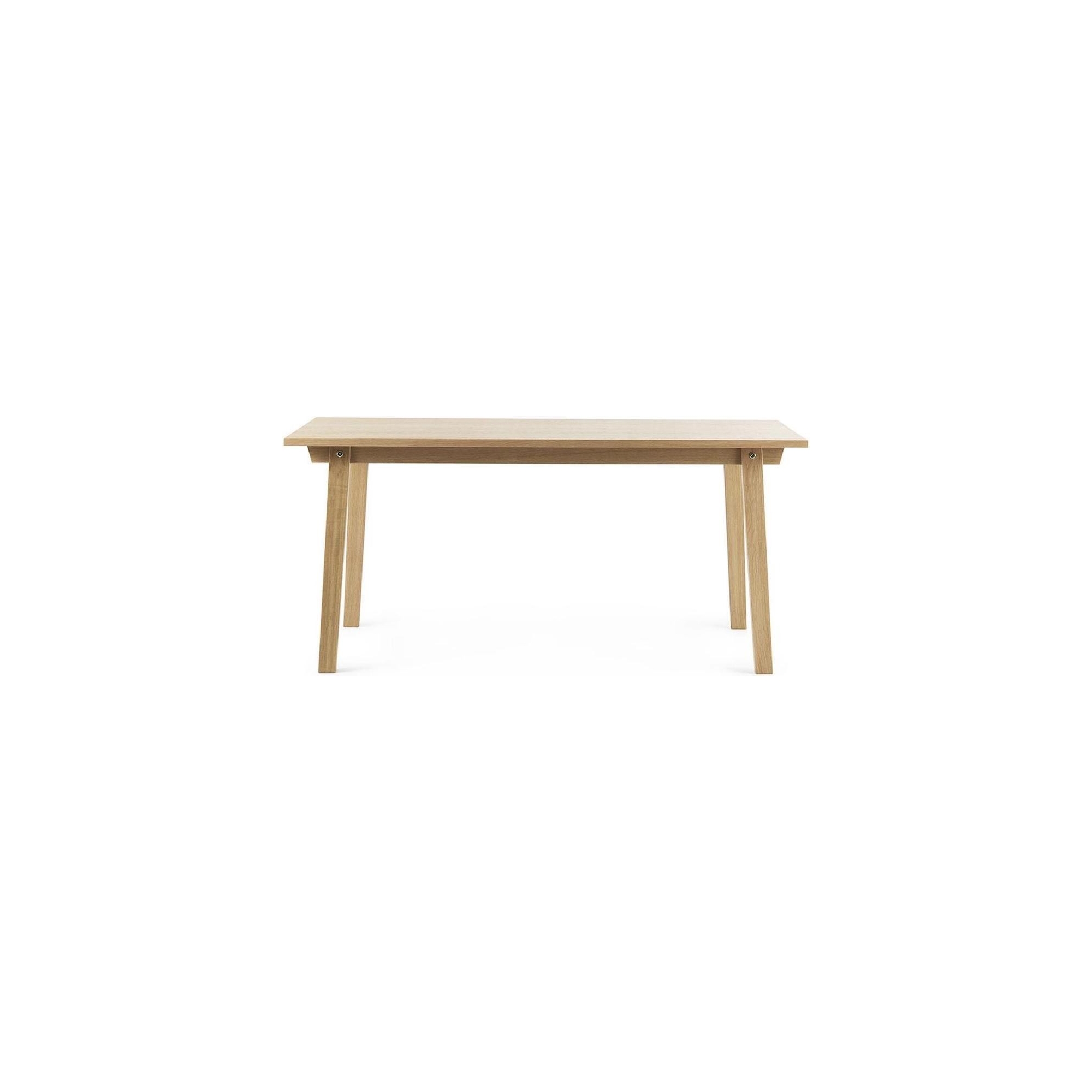 oak - 84x160cm - rectangular dining Slice table - Normann Copenhagen