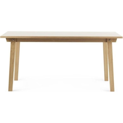 crème - 84x160cm - table rectangulaire Slice - Normann Copenhagen