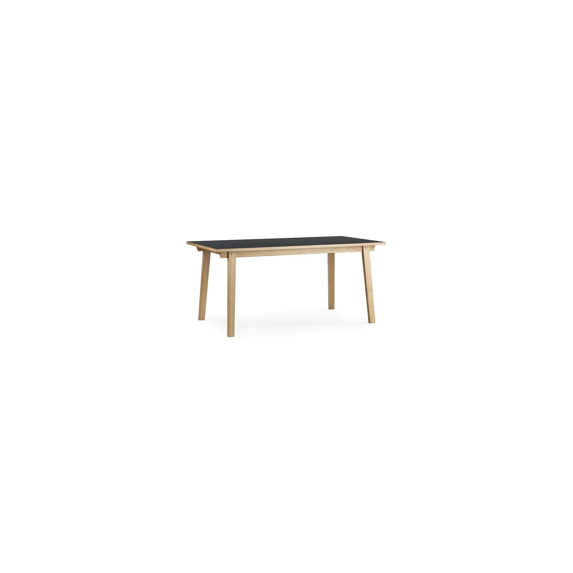 grey - 84x160cm - rectangular dining Slice table - Normann Copenhagen