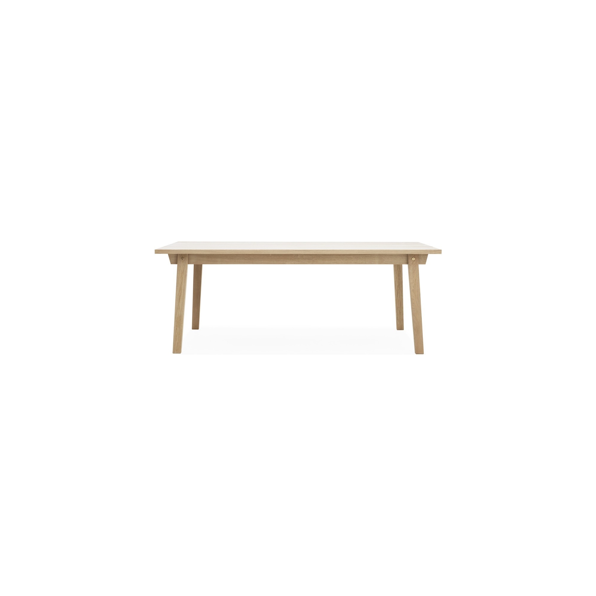 chêne - 90x200cm - table rectangulaire Slice - Normann Copenhagen