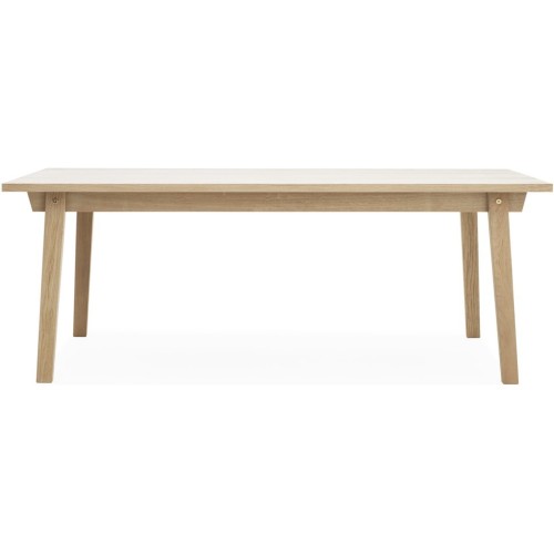 chêne - 90x200cm - table rectangulaire Slice - Normann Copenhagen