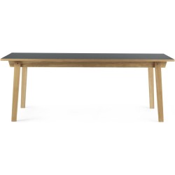 grey - 90x200cm - rectangular dining Slice table - Normann Copenhagen