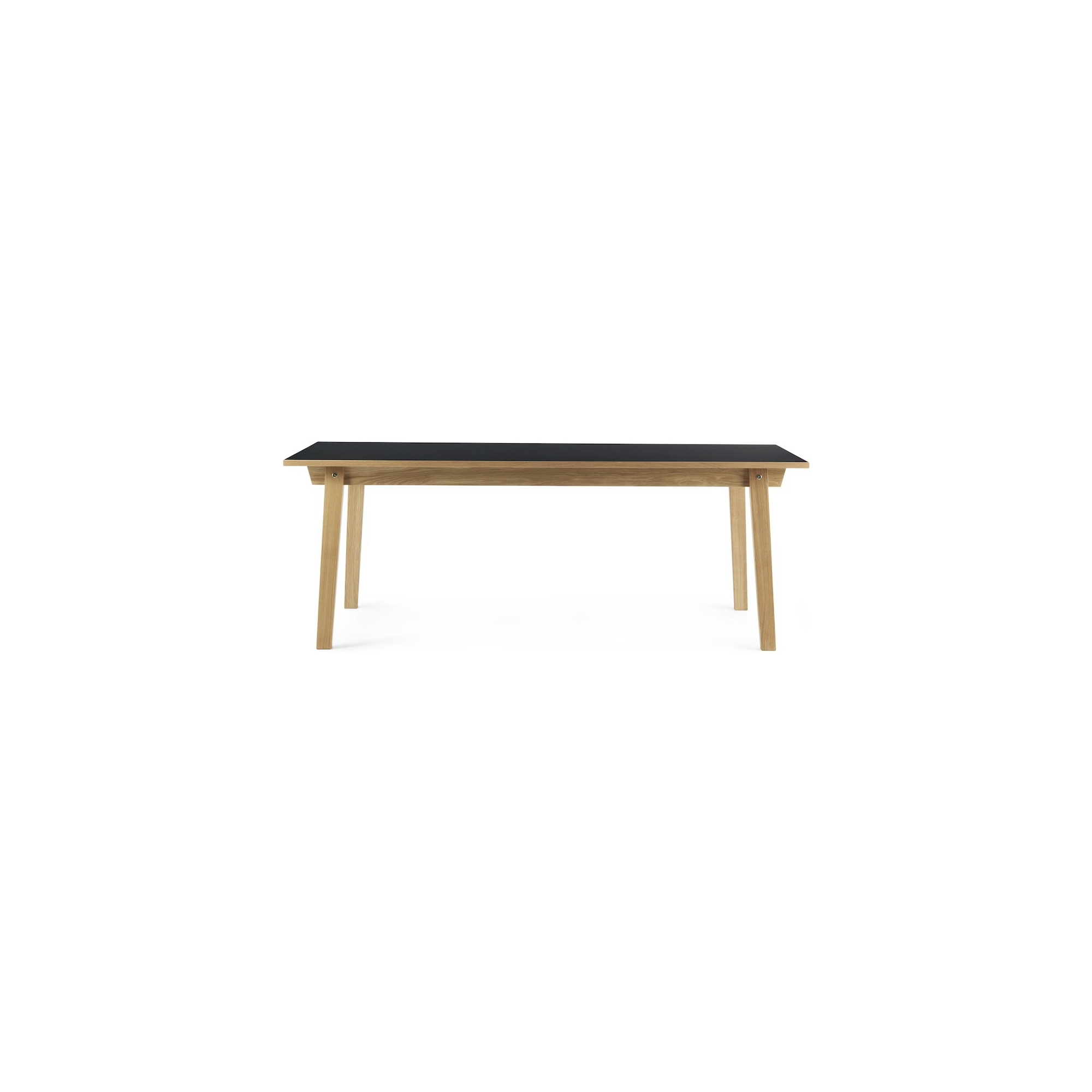 black - 90x200cm - rectangular dining Slice table - Normann Copenhagen