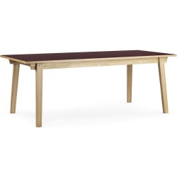 Bordeaux - 90x200cm - table rectangulaire Slice - Normann Copenhagen