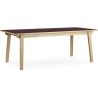 Burgundy - 90x200cm - rectangular dining Slice table - Normann Copenhagen