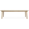 chêne - 90x250cm - table rectangulaire Slice - Normann Copenhagen