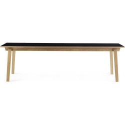 black - 90x250cm - rectangular dining Slice table - Normann Copenhagen