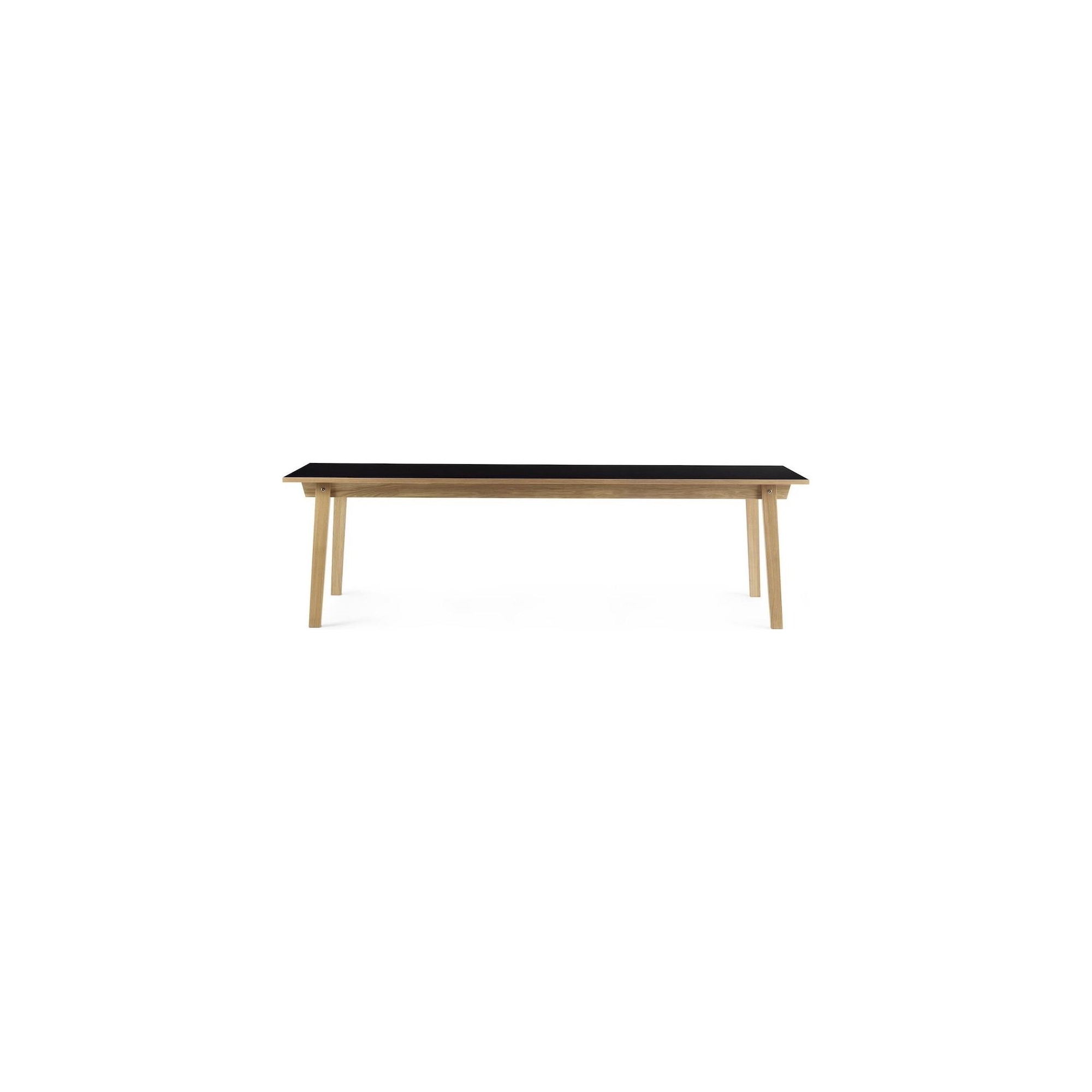 black - 90x250cm - rectangular dining Slice table - Normann Copenhagen