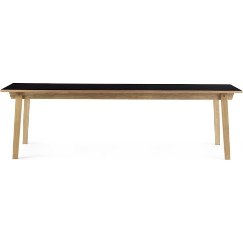 noir - 90x250cm - table rectangulaire Slice - Normann Copenhagen