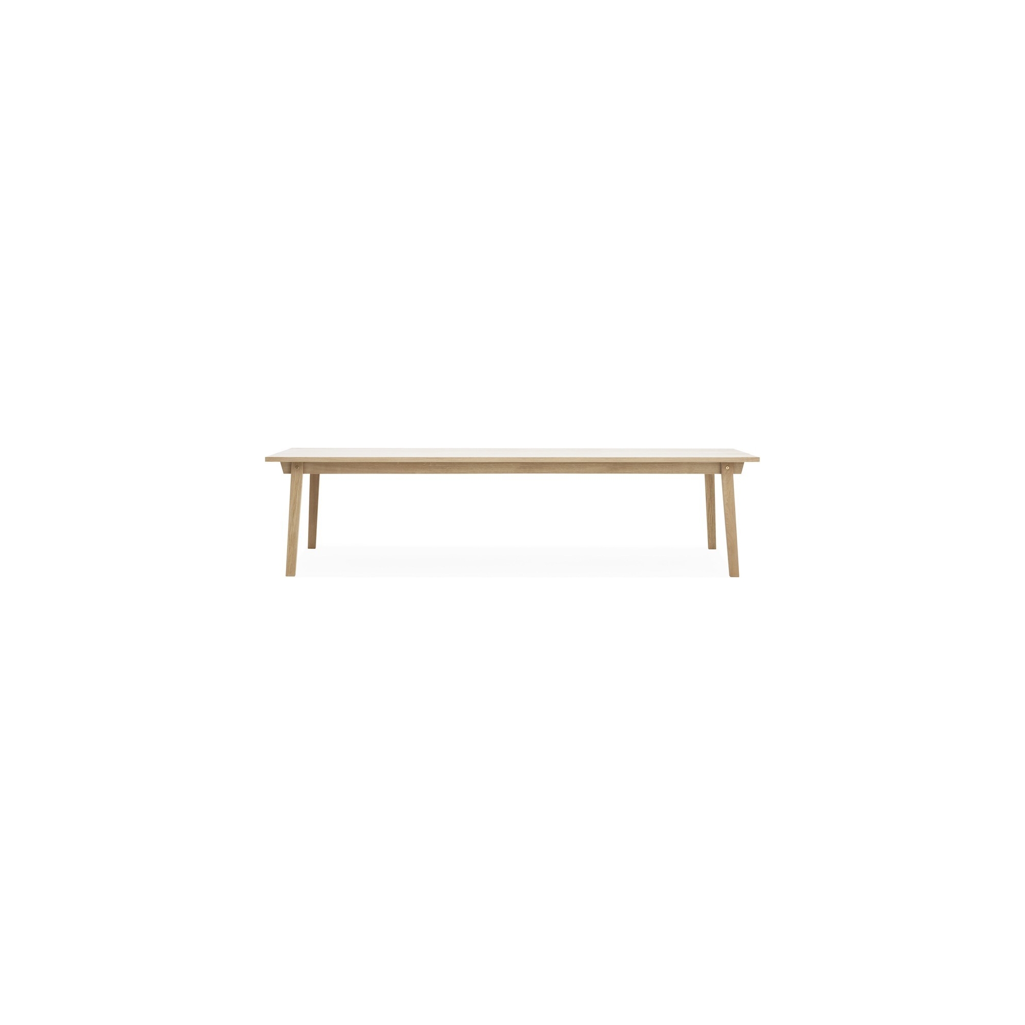 chêne - 90x300cm - table rectangulaire Slice - Normann Copenhagen