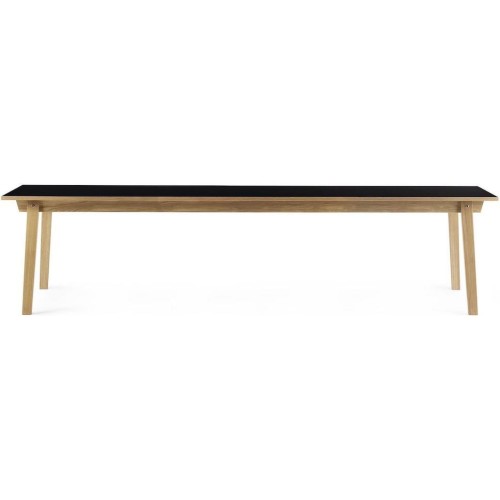 black - 90x300cm - rectangular dining Slice table - Normann Copenhagen