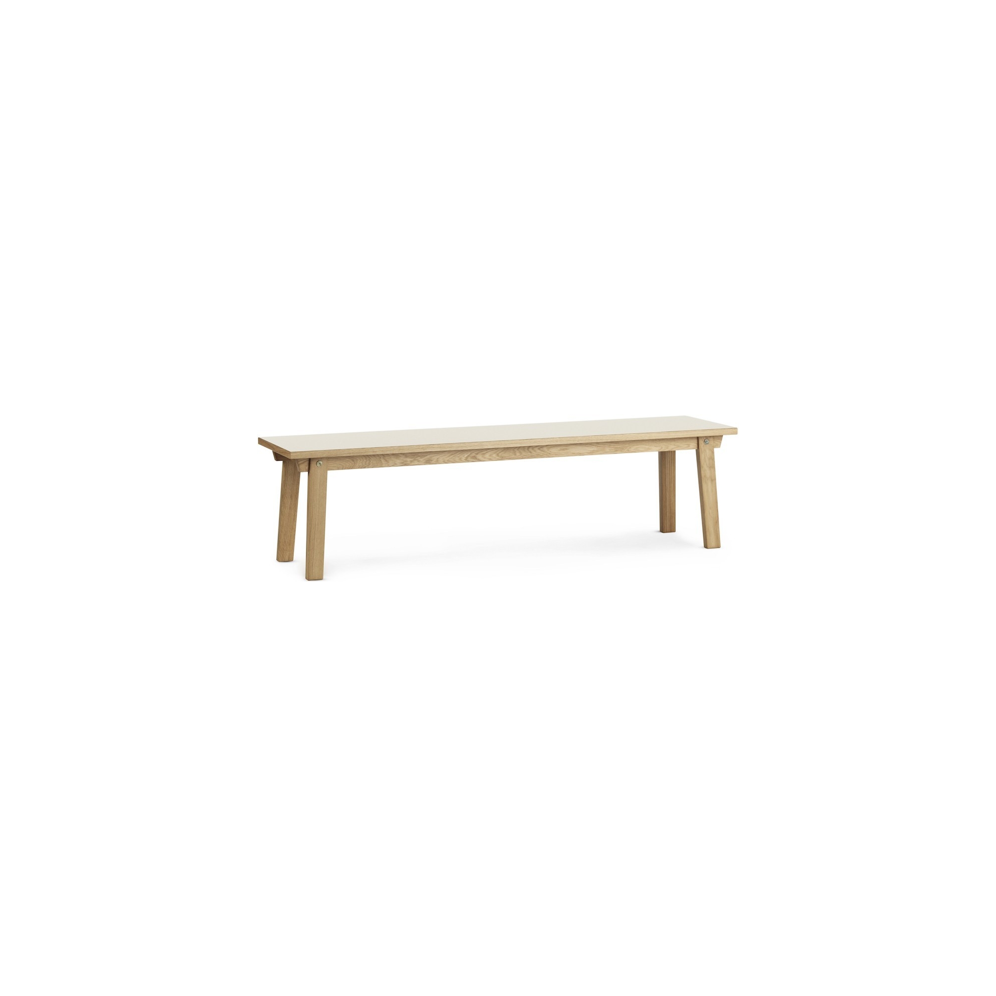 SOLD OUT creme - 38x160cm - Slice bench - Normann Copenhagen