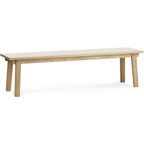 SOLD OUT creme - 38x160cm - Slice bench - Normann Copenhagen