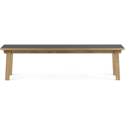 SOLD OUT grey - 38x160cm - Slice bench - Normann Copenhagen