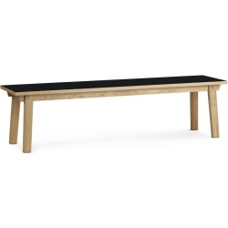 noir - 38x160cm - banc Slice - Normann Copenhagen