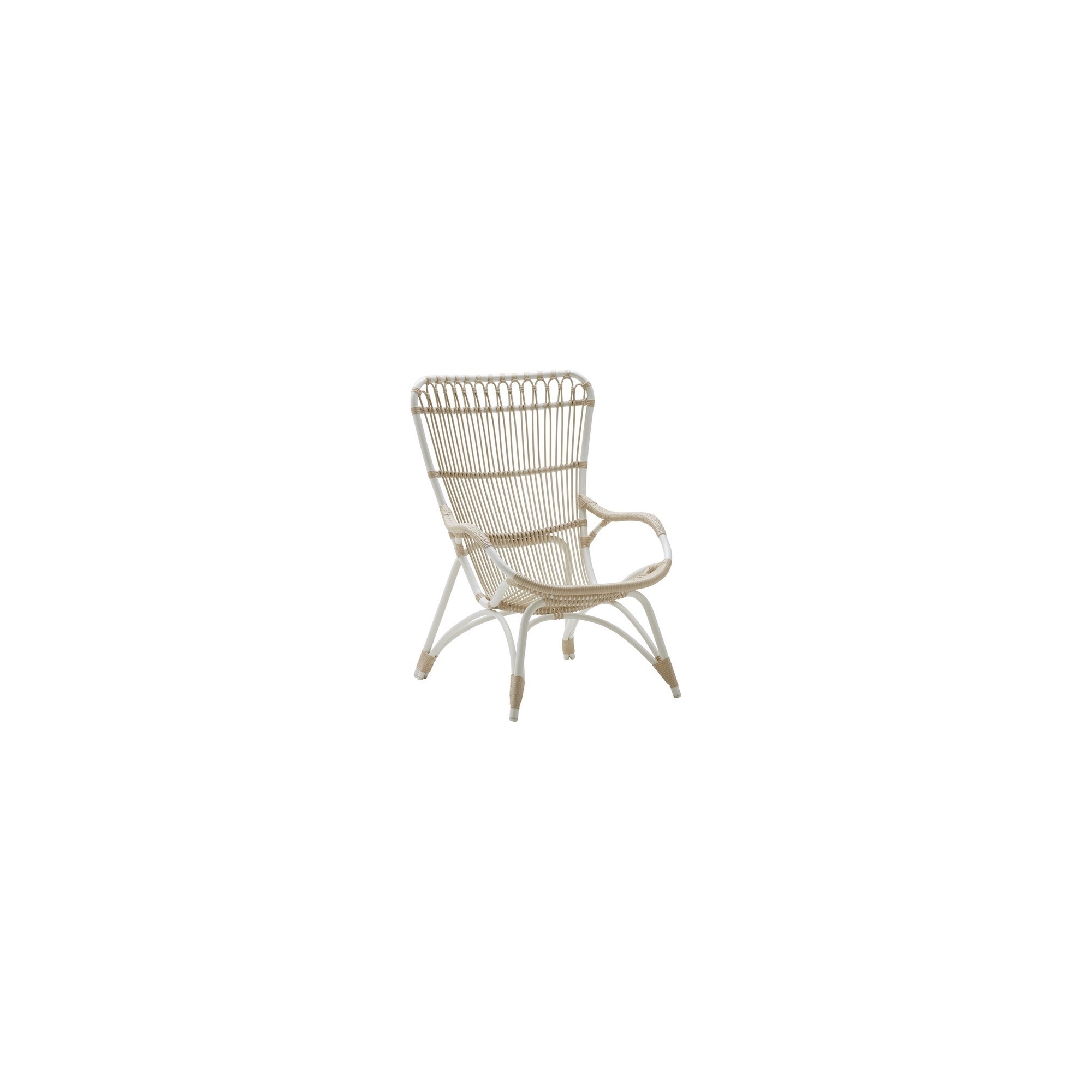 fauteuil Monet – aluminium blanc – version extérieure – Sika Design