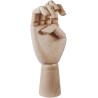 M - wooden hand