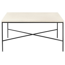 crème clair - 80x80 cm - table basse Planner MC320 - Fritz Hansen