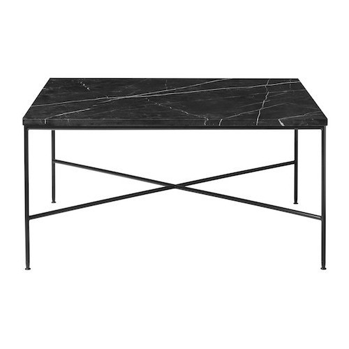 charbon - 80x80 cm - table basse Planner MC320 - Fritz Hansen