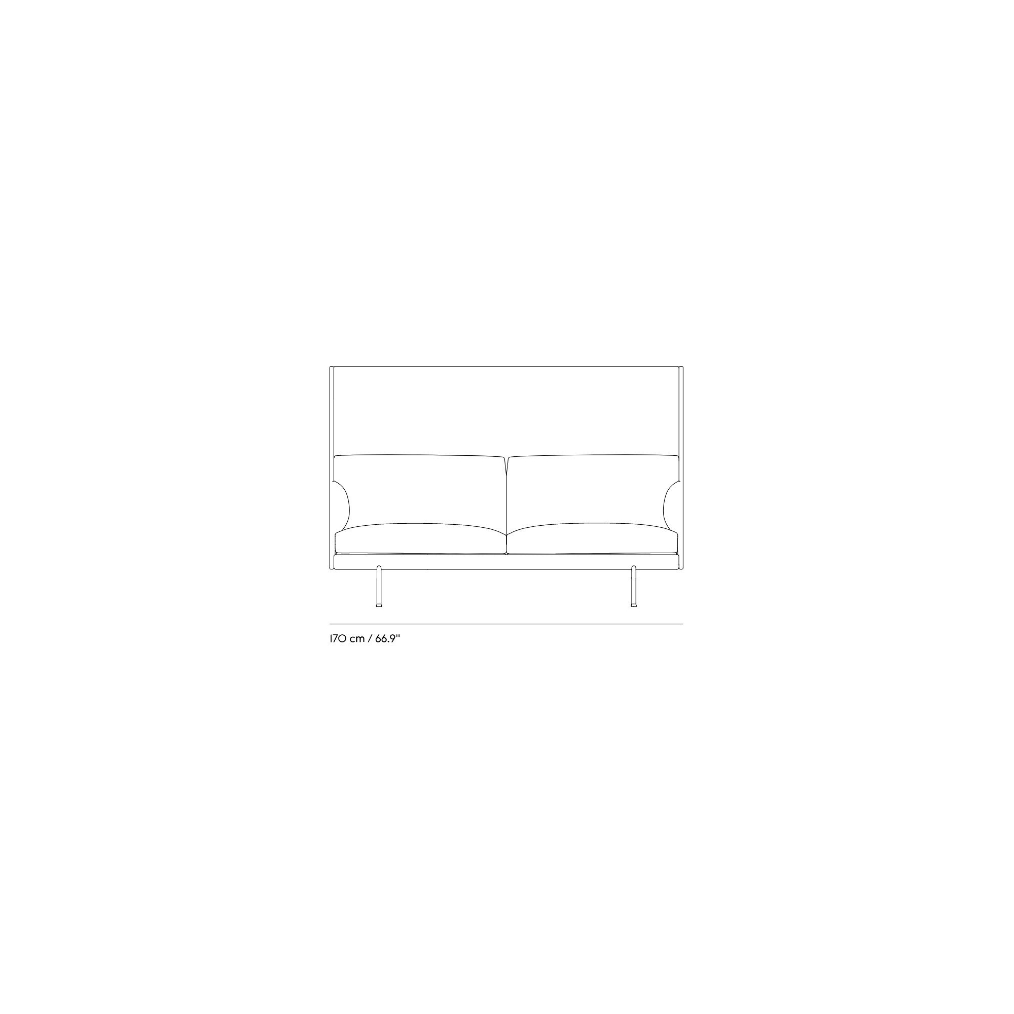 2 places - Outline Highback - Muuto