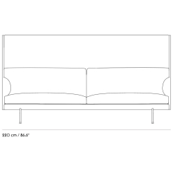 3 places - Outline Highback - Muuto