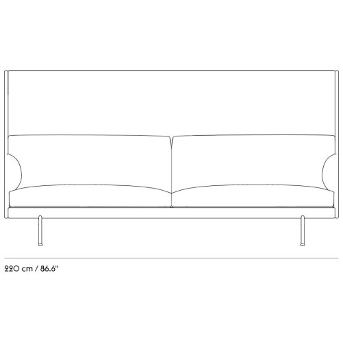 3 places - Outline Highback - Muuto