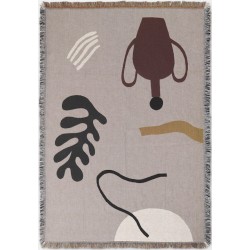 SOLD OUT - grey - Mirage blanket - Ferm Living